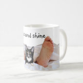 Mug Tuxedo kitty avec propriétaire (Devant droit)