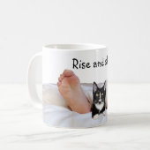 Mug Tuxedo kitty avec propriétaire (Devant gauche)
