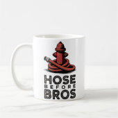Mug Tuyau avant les frères | Conception d'humour de ca (Gauche)