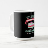 Mug Tuyaux de tissu de couchage amusants (Devant gauche)