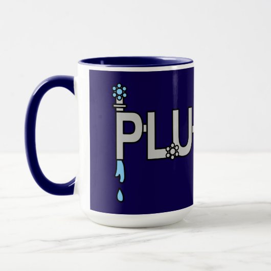Mug Tuyaux en plomberie (Gauche)