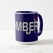 Mug Tuyaux en plomberie (Devant droit)
