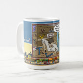 Mug TV Repairman | Absurd Wordplay Humor Classic (Devant gauche)