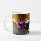 Mug TV Time Showdown – Affrontement d'anime coloré (Gauche)
