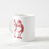 Mug Tweedle Dee et Tweedle le rouge encré par Dum (Devant gauche)