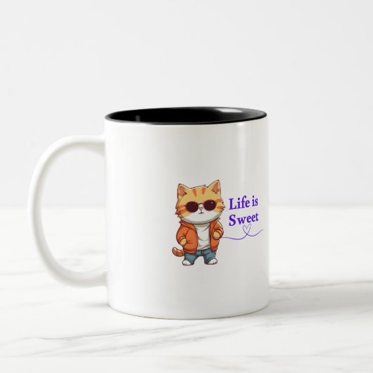 Mug Tweekleurige Koffiemok (Links)