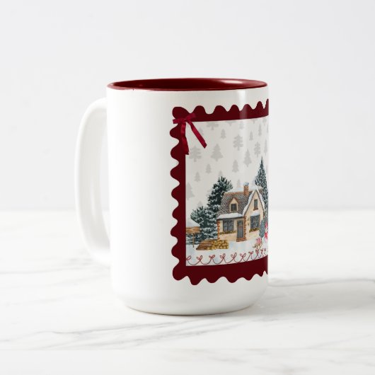 Mug Tweekleurige Koffiemok (Voorkant links)