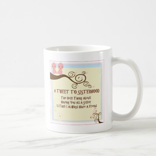 Mug tweet de sororité (Droite)