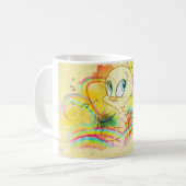 Mug TWEETY™ sous les arcs-en-ciel (Devant gauche)
