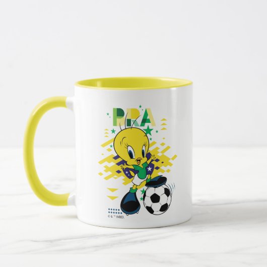 Mug TWEETY™ Team Brazil Soccer Graphic (Gauche)