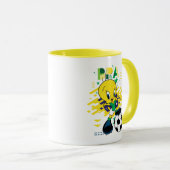 Mug TWEETY™ Team Brazil Soccer Graphic (Devant droit)