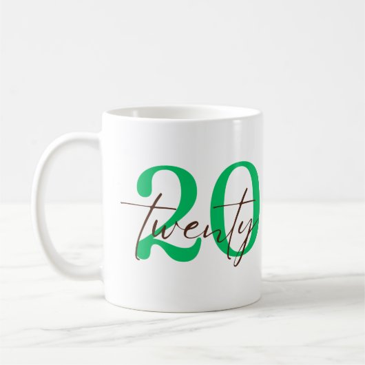 Mug Twentyeeith Year with Personalization (Gauche)