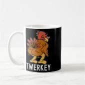 Mug Twerkey Dinde Twerking Drôle Danse de dinde de Tha (Gauche)