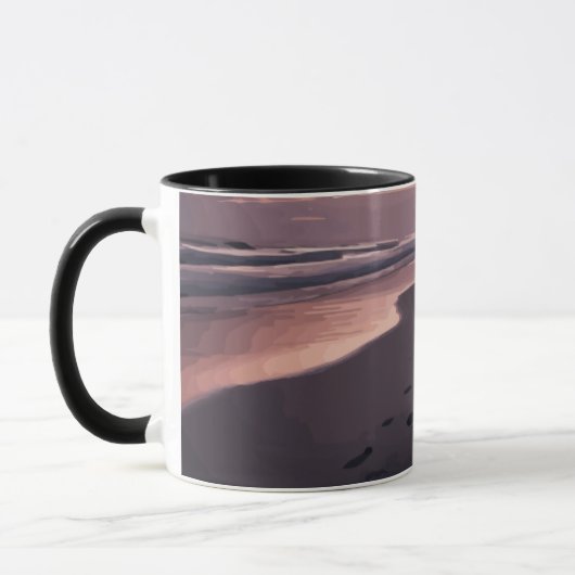 Mug Twilight en bord de mer (Gauche)