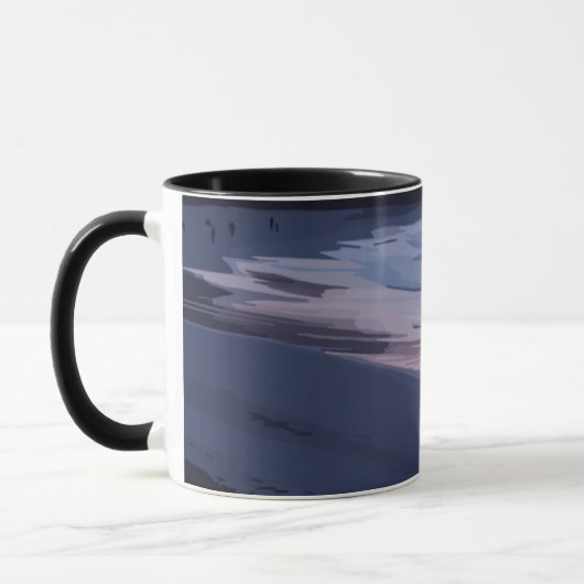 Mug Twilight en bord de mer (Gauche)