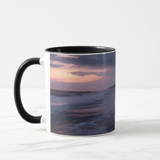 Mug Twilight en bord de mer (Gauche)