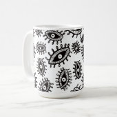 Mug Twily yeux blanc (Devant gauche)