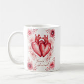 Mug Twin Hearts Forever Enchantée Floral (Gauche)