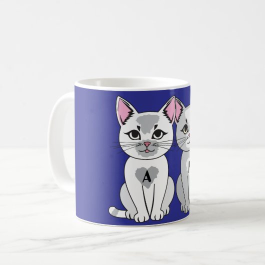Mug Twins cat (Devant gauche)