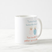 Mug Twins = Deux fois le Joy Cute Poem (Devant droit)