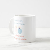 Mug Twins = Deux fois le Joy Cute Poem (Devant gauche)