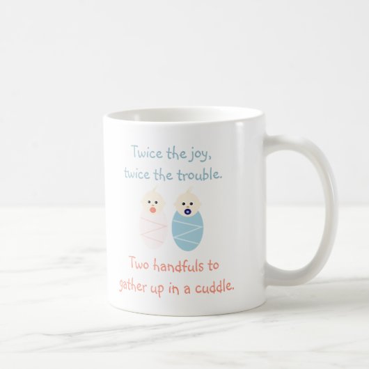 Mug Twins = Deux fois le Joy Cute Poem (Droite)