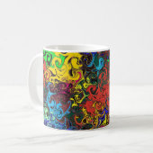Mug Twirlers colorés Abstraits / (Devant gauche)