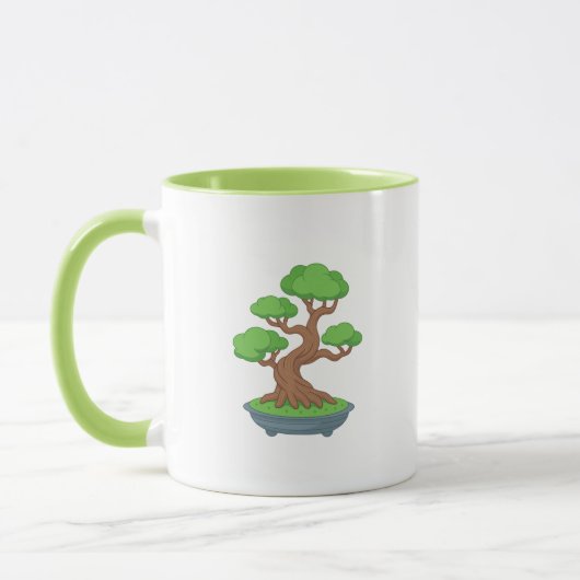 Mug Twisted Japanese Bonsai Tree (Gauche)