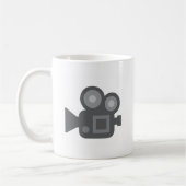 Mug Twitter Emoji - Camera film making (Gauche)