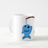 Mug Twitter emoji - Fishing (Devant gauche)