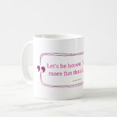 Mug Twitter est plus amusant que Linkedin (Devant gauche)