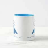 Mug Twitter Suivez-moi @ Votre Nom D'Utilisateur (Centre)