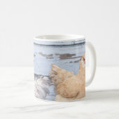 Mug Two Chickens Farmhouse Kitchen Rustic Country (Devant droit)