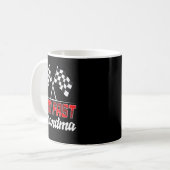 Mug Two Fast Grandma Second Birthday Racing Car Family (Devant gauche)