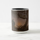 Mug Two Men Contemplating the Moon, par Friedrich : (Centre)