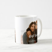 Mug Two Photo Personalized Name (Devant droit)