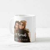 Mug Two Photo Personalized Name (Devant gauche)
