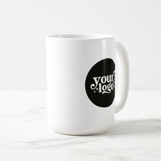 Mug Two-Sided Custom Business Logo Branded (Devant droit)
