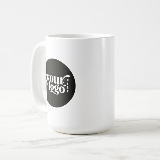 Mug Two-Sided Custom Business Logo Branded (Devant gauche)