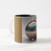 Mug Two Tone, 11oz  (Marbre-10) (Devant gauche)
