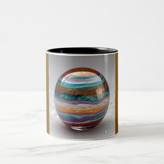 Mug Two Tone, 11oz  (Marbre-10) (Centre)