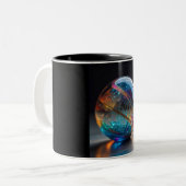 Mug Two Tone, 11oz (Marbre-9) (Devant gauche)