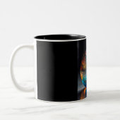 Mug Two Tone, 11oz (Marbre-9) (Gauche)