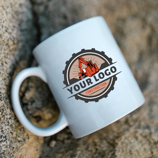 Mug Two-Tone Custom Business Logo Branded