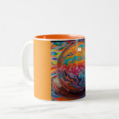 Mug Two Tons, 11oz (Marbre-18) (Devant gauche)