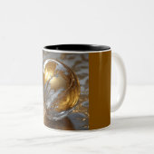 Mug Two-Tons 11oz (Marbre-4) (Devant droit)