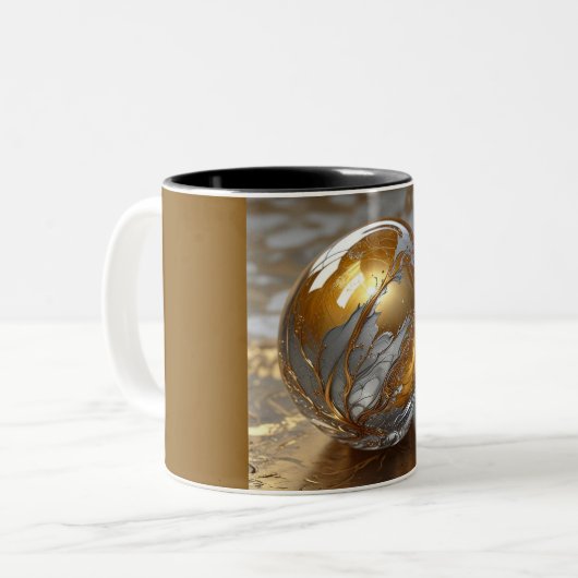 Mug Two-Tons 11oz (Marbre-4) (Devant gauche)