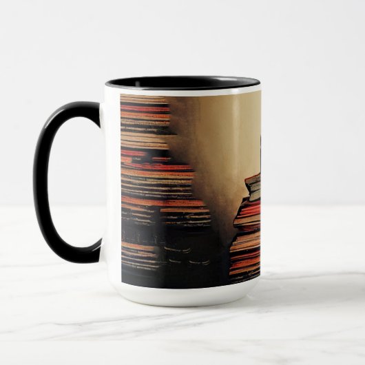 Mug TWRBK 15 oz Manche compacte noire (Gauche)