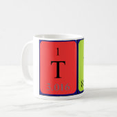 Mug Ty nom de table périodique tg (Devant gauche)