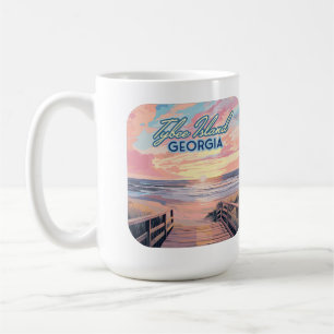 Mug Tybee Island Georgia Sunrise Beach Savannah